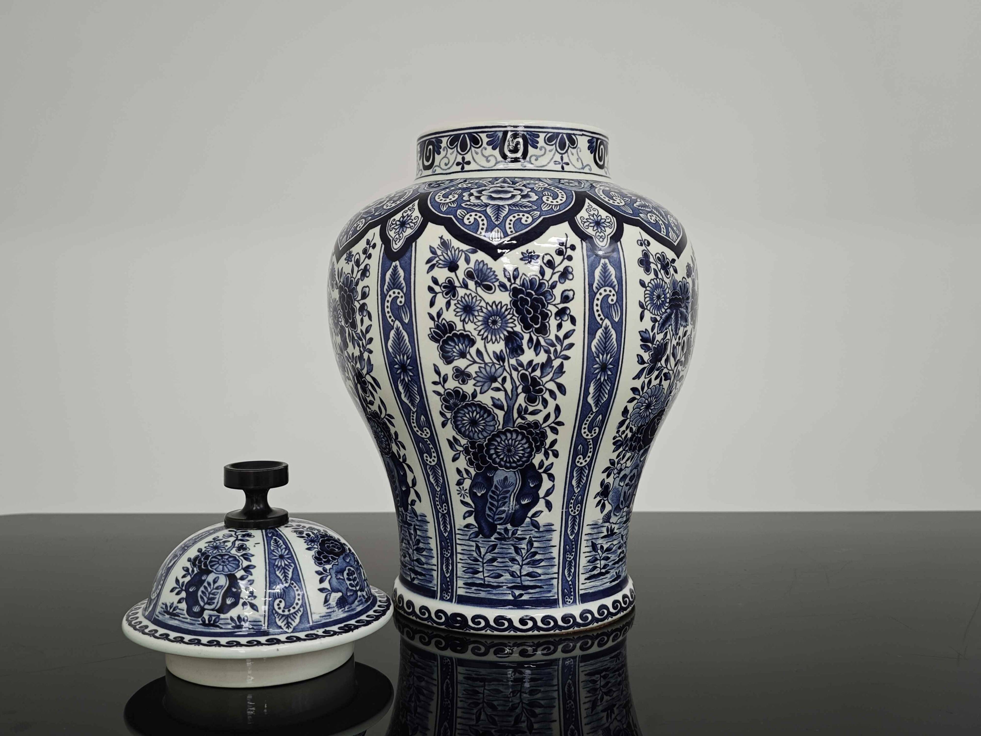 Delft Blue Porcelain Pot by Royal Sphinx by Bosch