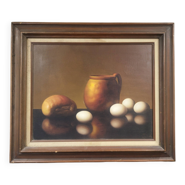 Contemporary still life – Alfred Jackson (1940-2001) – Oil on canvas