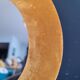 Vintage mirror with mustard velvet frame