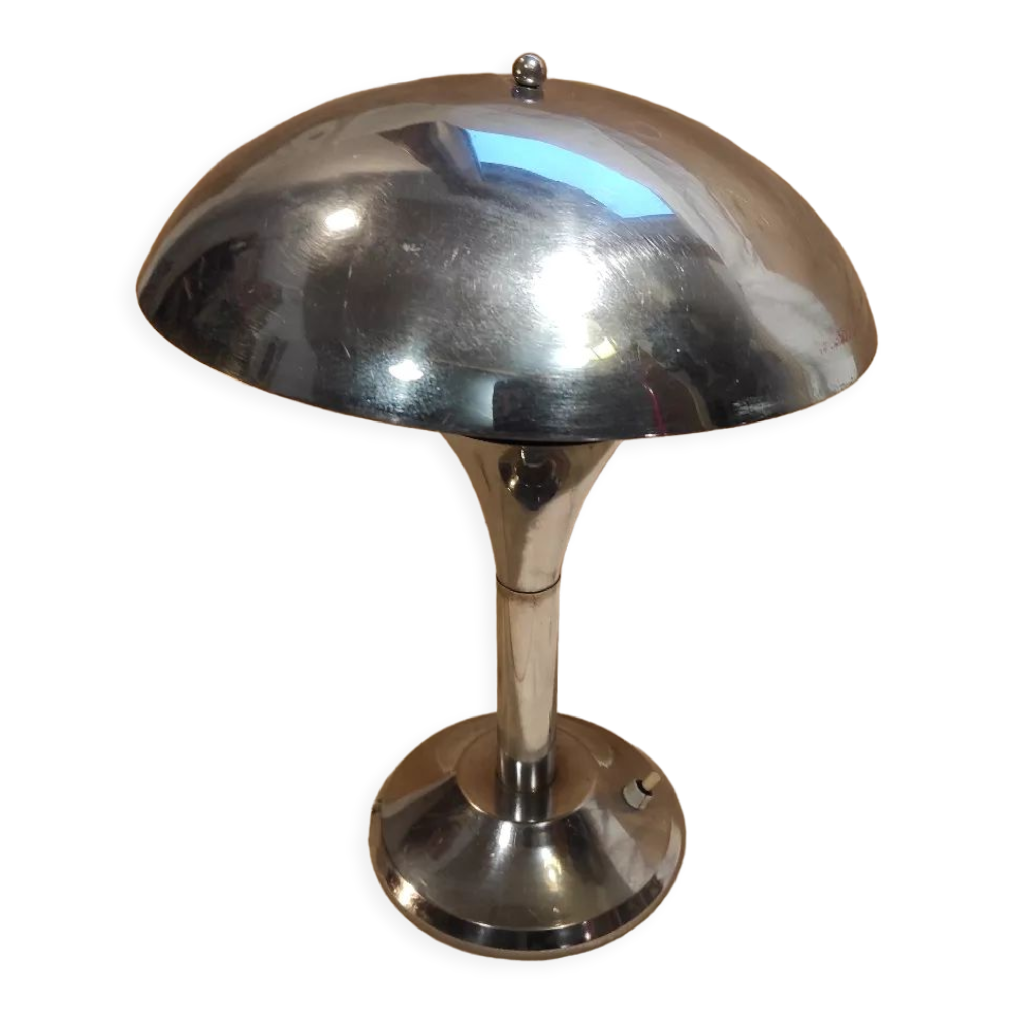 Metal mushroom lamp circa 1920 1940