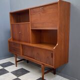 1960s teak high sideboard