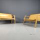 Mid century plywood benches