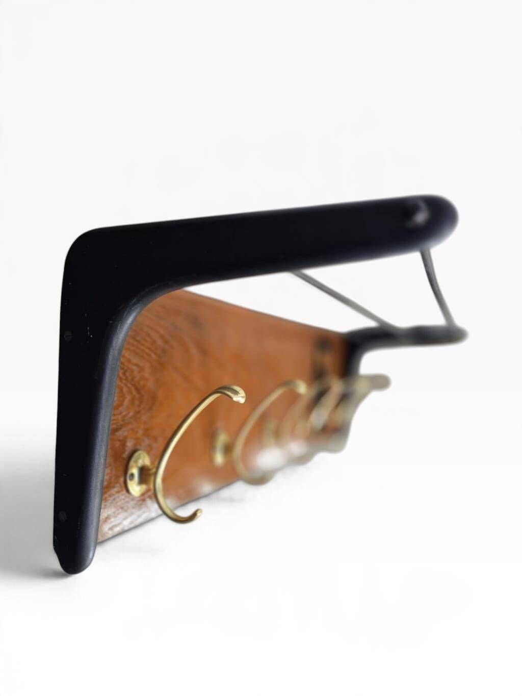 Vintage wall coat rack 'Boomerang' A. Hendrickx