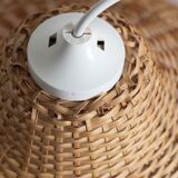 Vintage rattan wicker pendant lamp