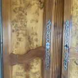 Armoire en loupe d’orme Louis XV, XVIIIème siècle