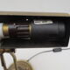 Old aged brass articulated desk lamp