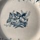 8 plates and an old compoter Terre de Fer HB and Co.
