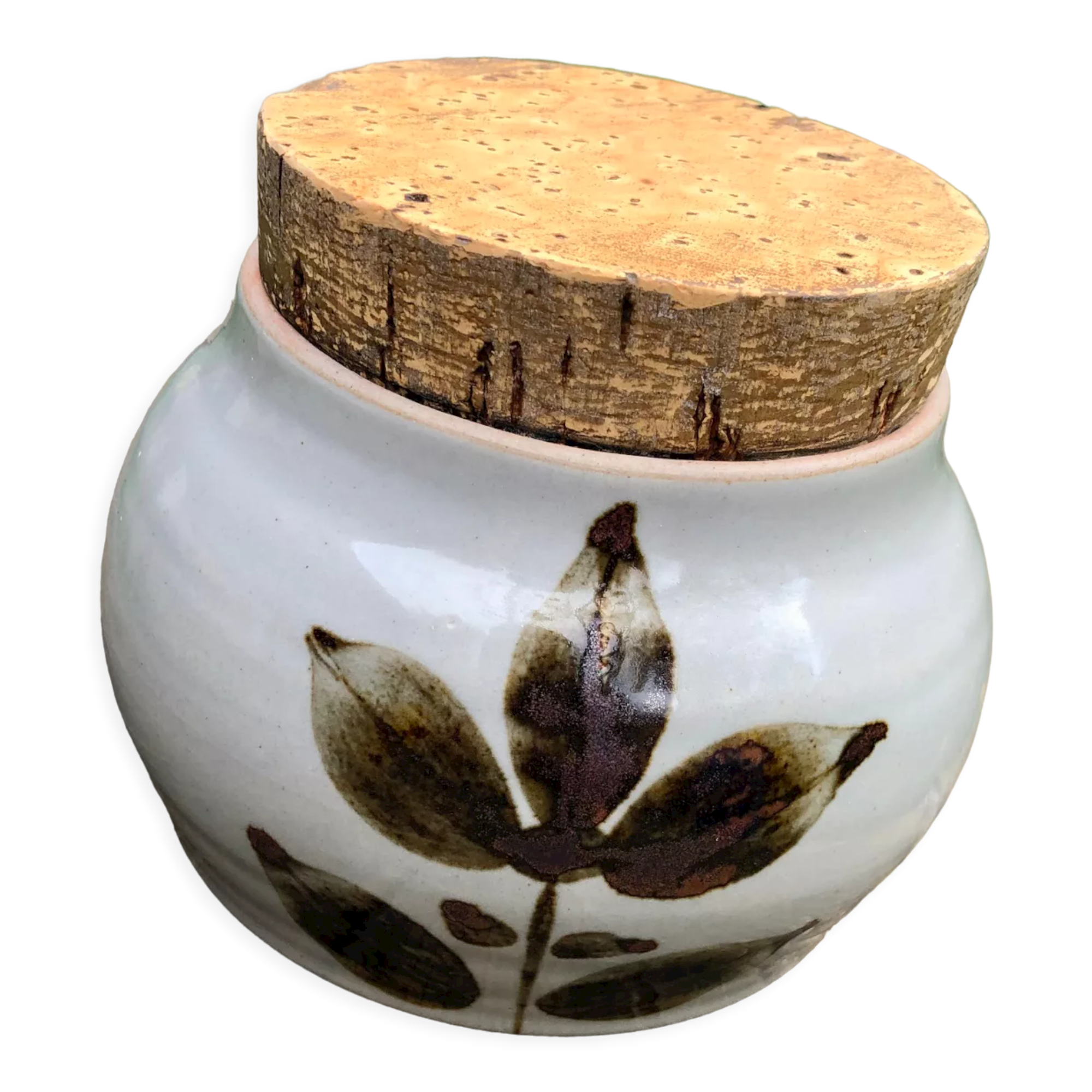 Arnon stoneware enamelled pot