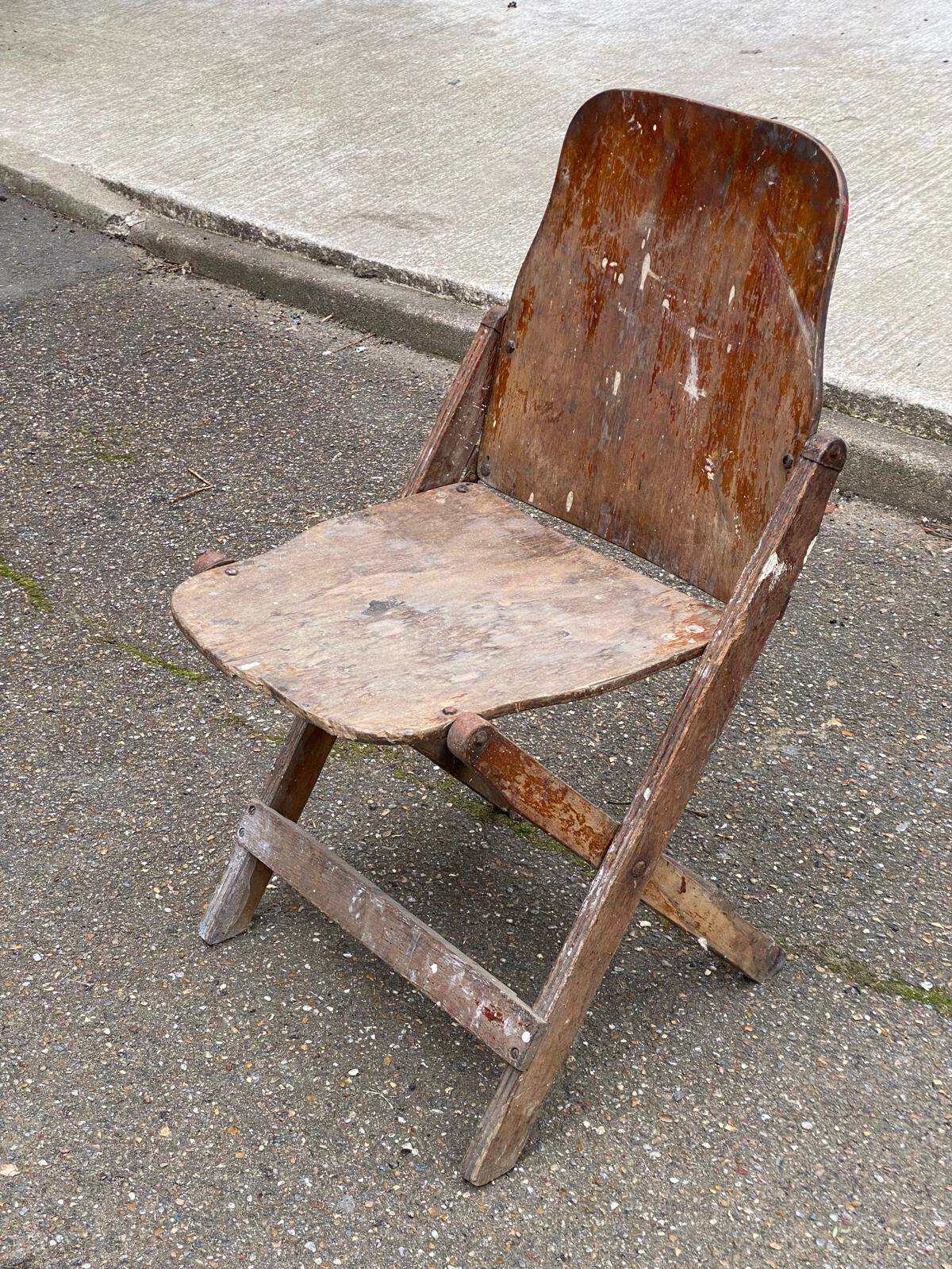 Chaise pliante US army deuxième guerre mondiale