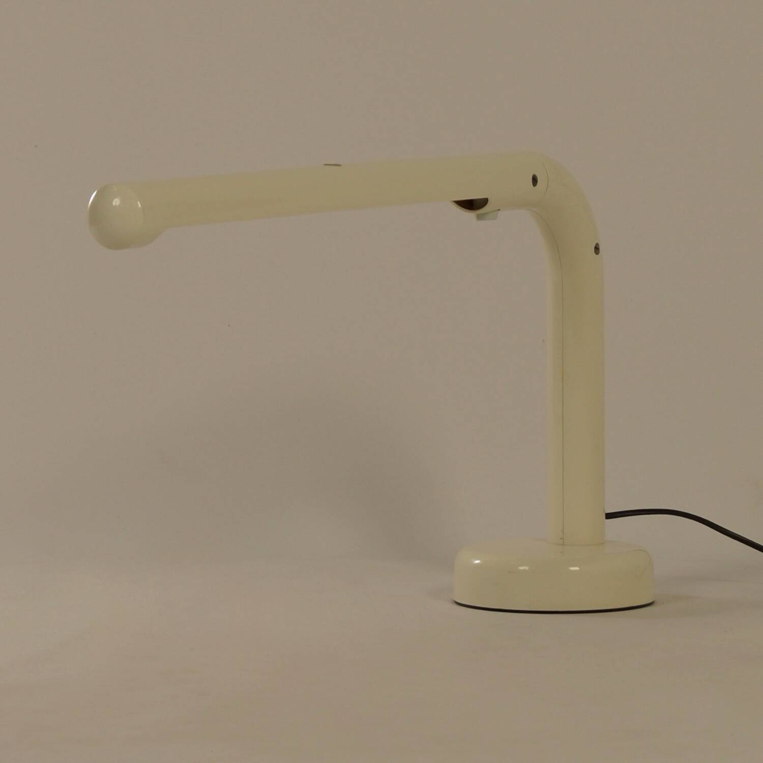 White tube desk lamp by anders pehrson for atelje lyktan, 1970s