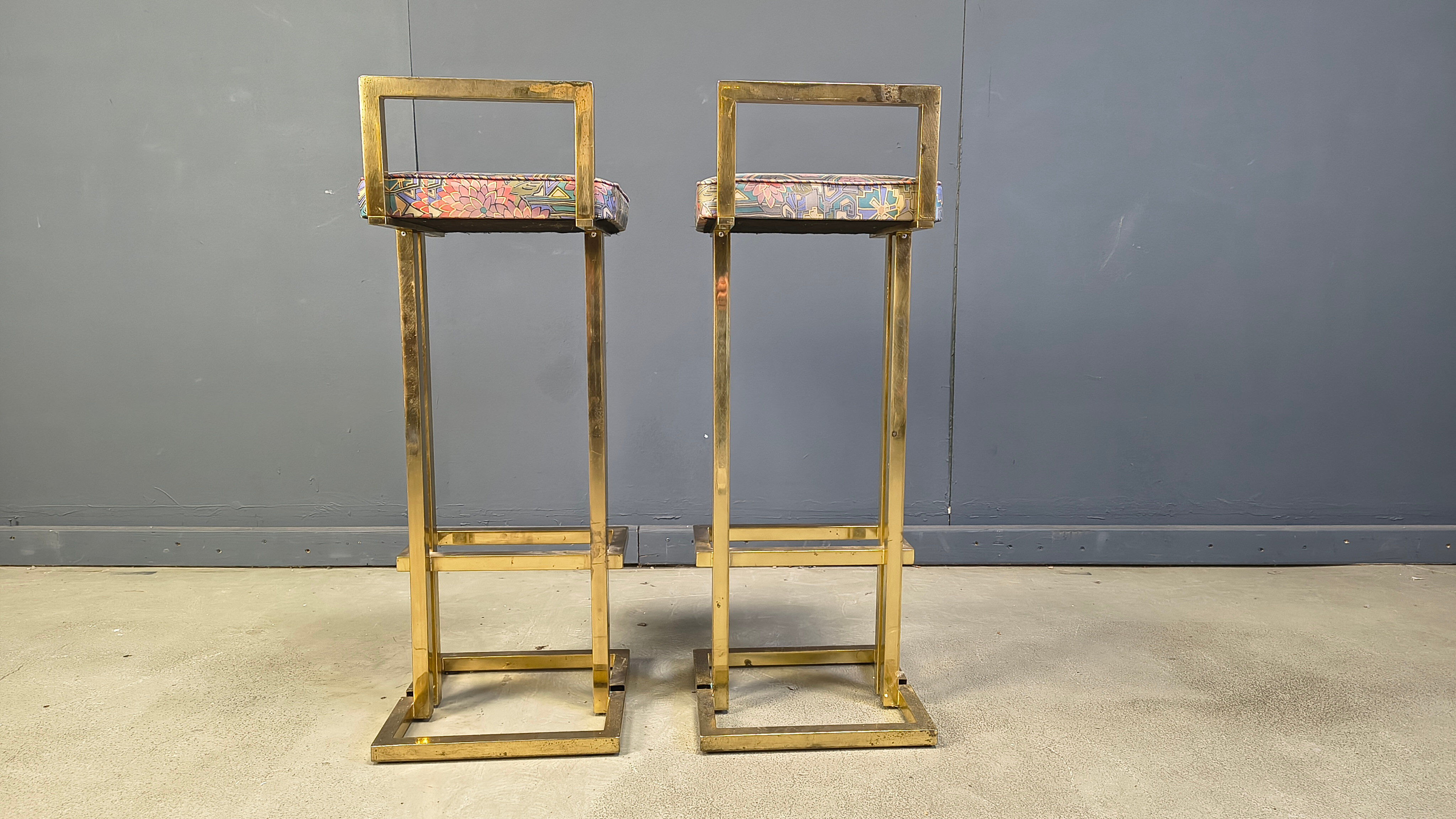Tabourets de bar Belgochrom, ensemble de 2, années 1970