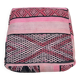 Vintage Berber Kilim Pouf: Handmade Moroccan Floor Cushion