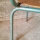 Vintage wood & metal school chair