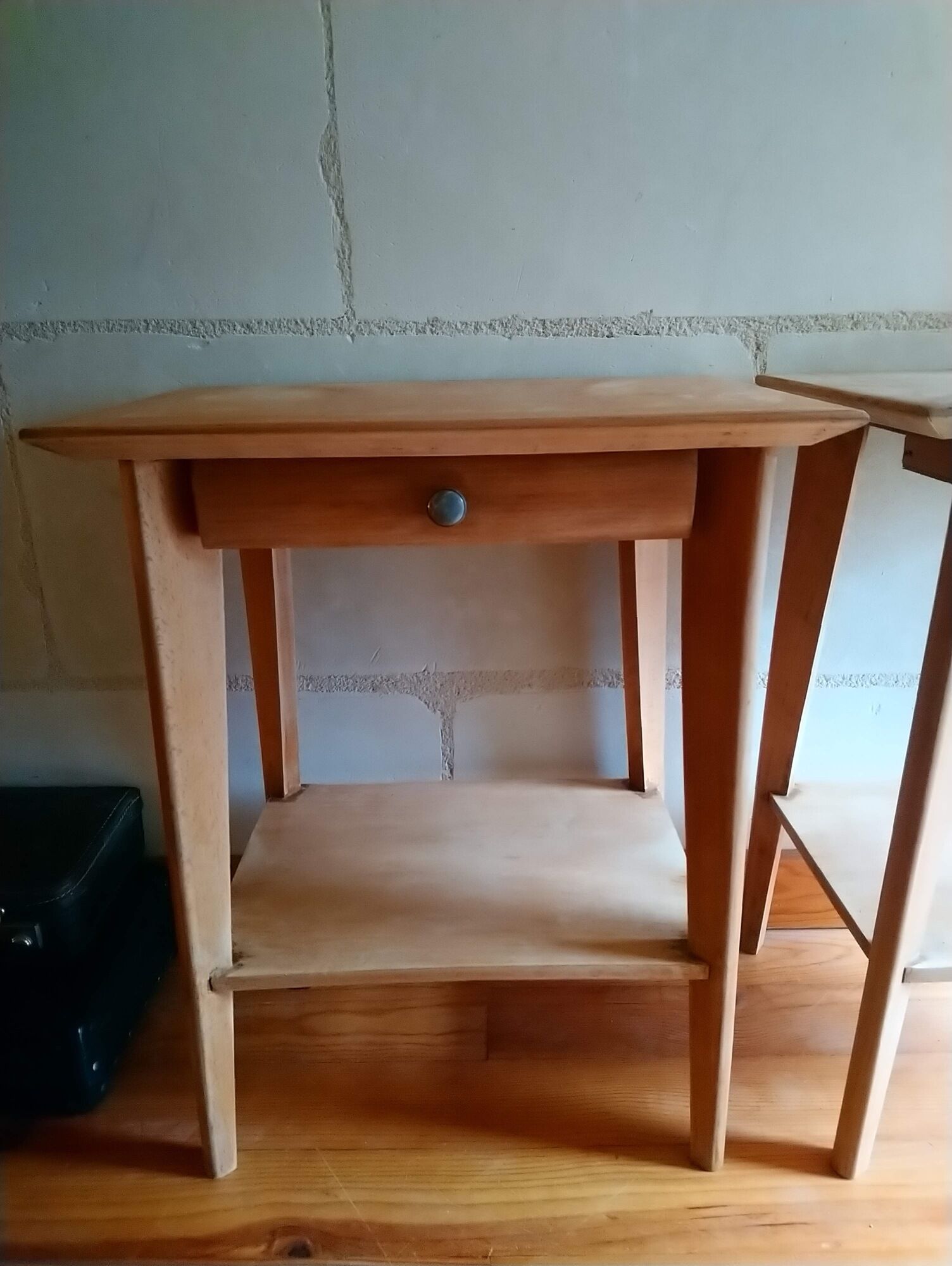 Pair of bedside vintage Scandinavian of the 1960s