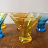 Set of 5 coloured dessert bowls Luminarc