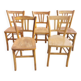 5 bistro chairs, brand Luterma France