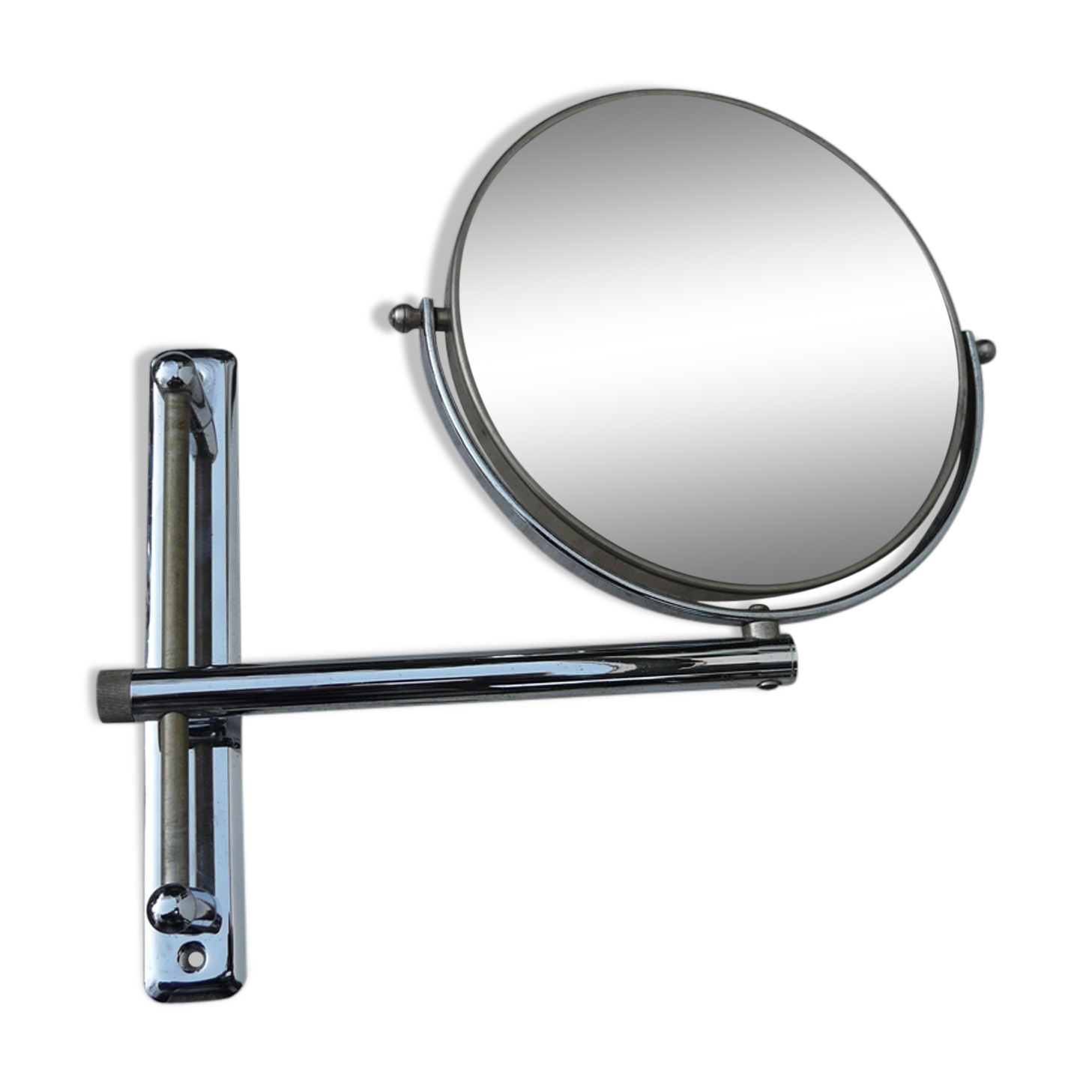 Barber mirror 2 sides and adjustable 33x39cm