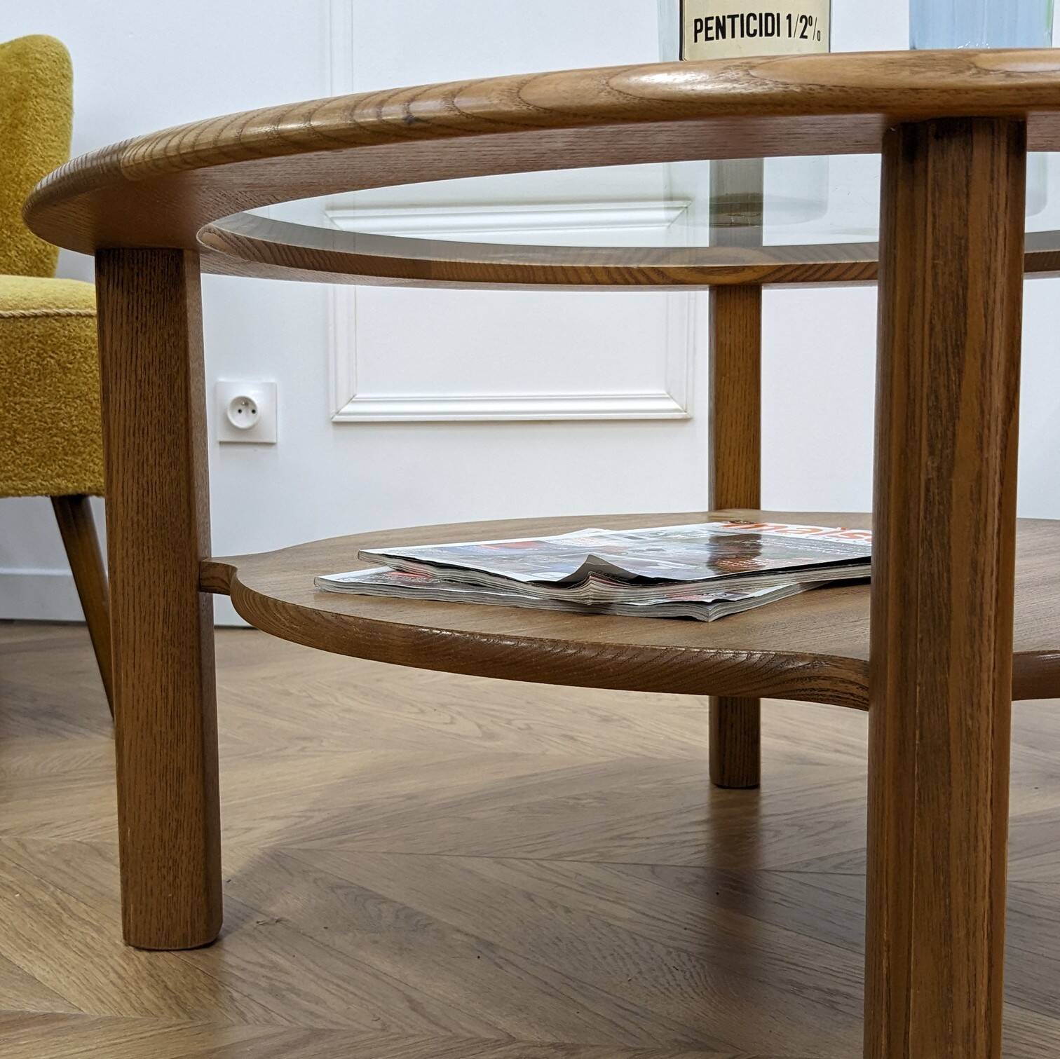 Vintage oak coffee table designed by G-Plan