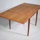 Table à manger extensible design danois en teck vintage années 60