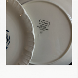 Dessert plates Digoin Sarreguemines x 9