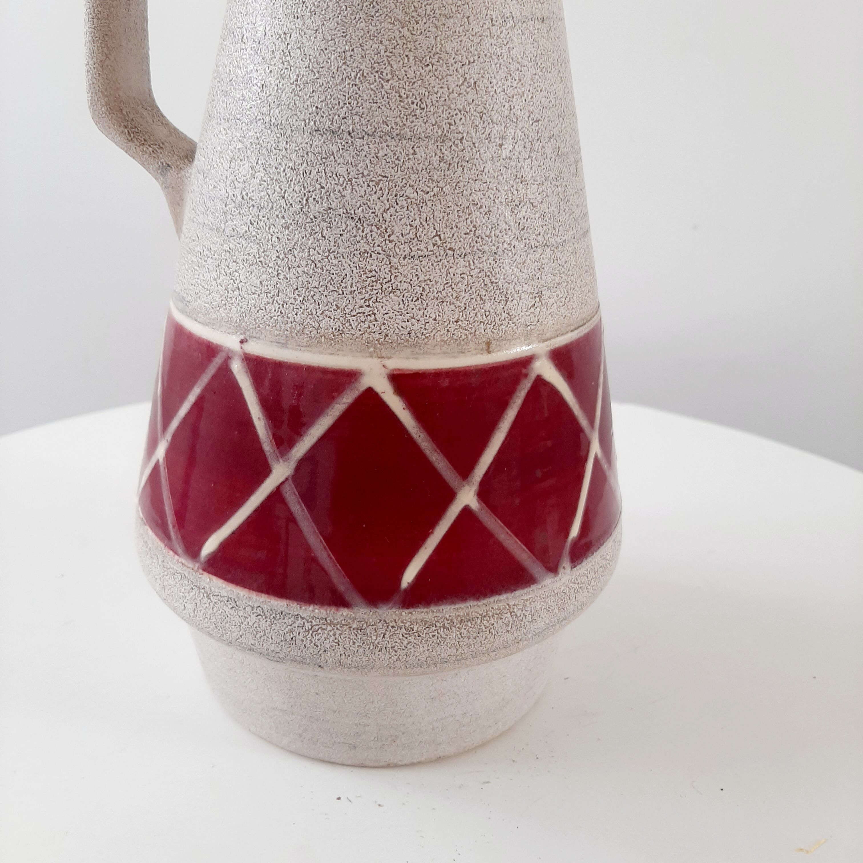 Vase West Germany vintage à anse Selency