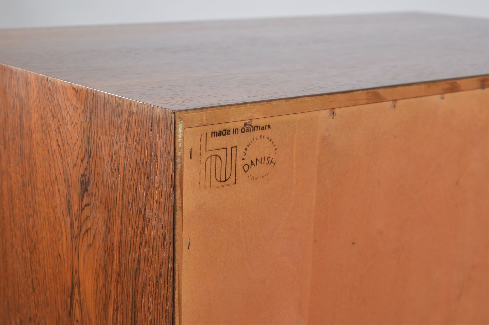 Rosewood mid century danish chest of drawers by P. Hundevad 1960s