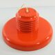 Ferrari red Hans Agne Jakobsson mid-century pendant