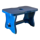 Vintage stool blue electric