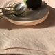 Harvest tablecloth tinted in tea pink