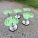 Set of 5 stools "reaper" by Etienne Fermigier Mirima editor 1970