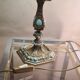 Lamp style napoleon 3 bronze painted electricity