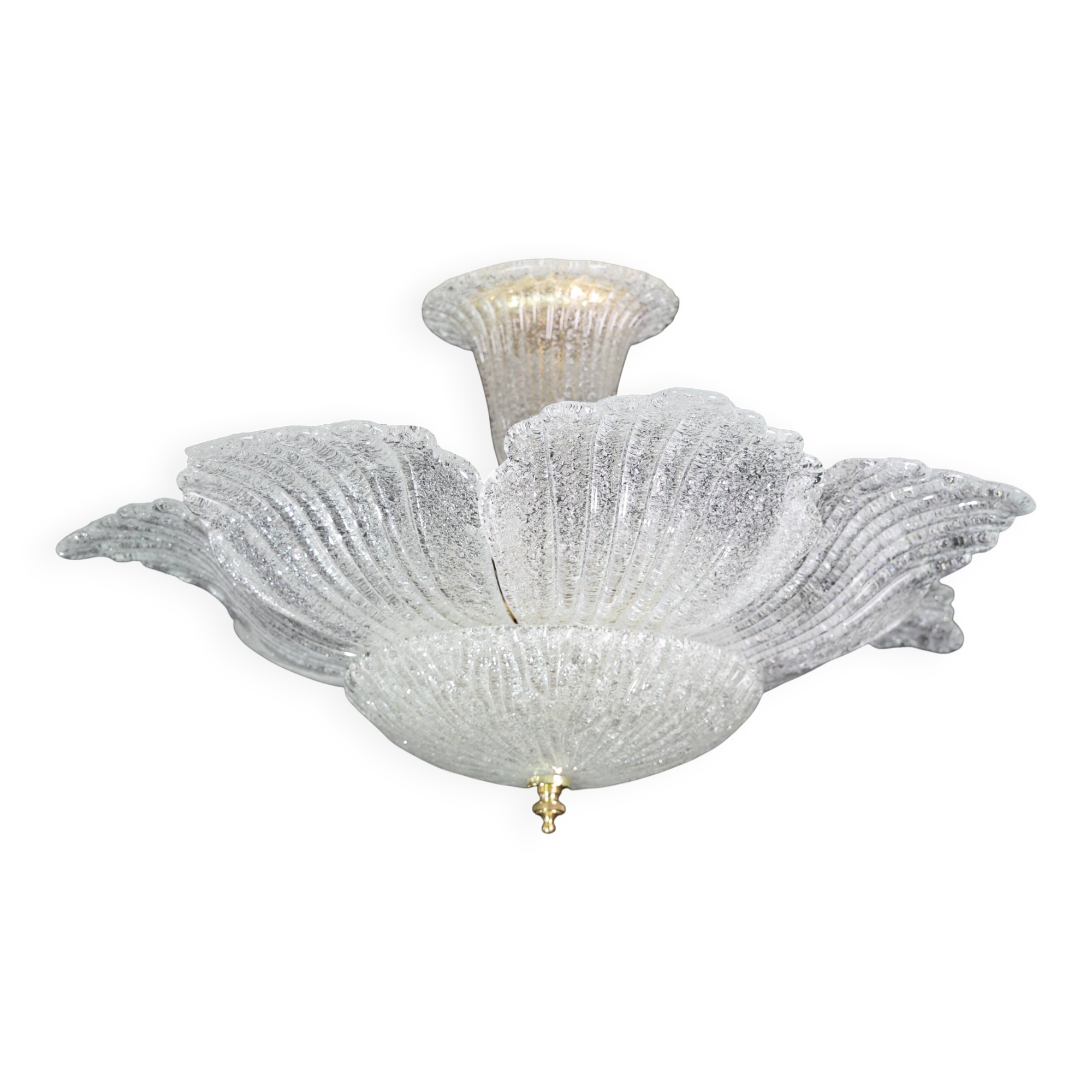 Honolulu, Midcentury Italian Murano Glass Pendant, 1970s