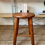 Vintage pine stool