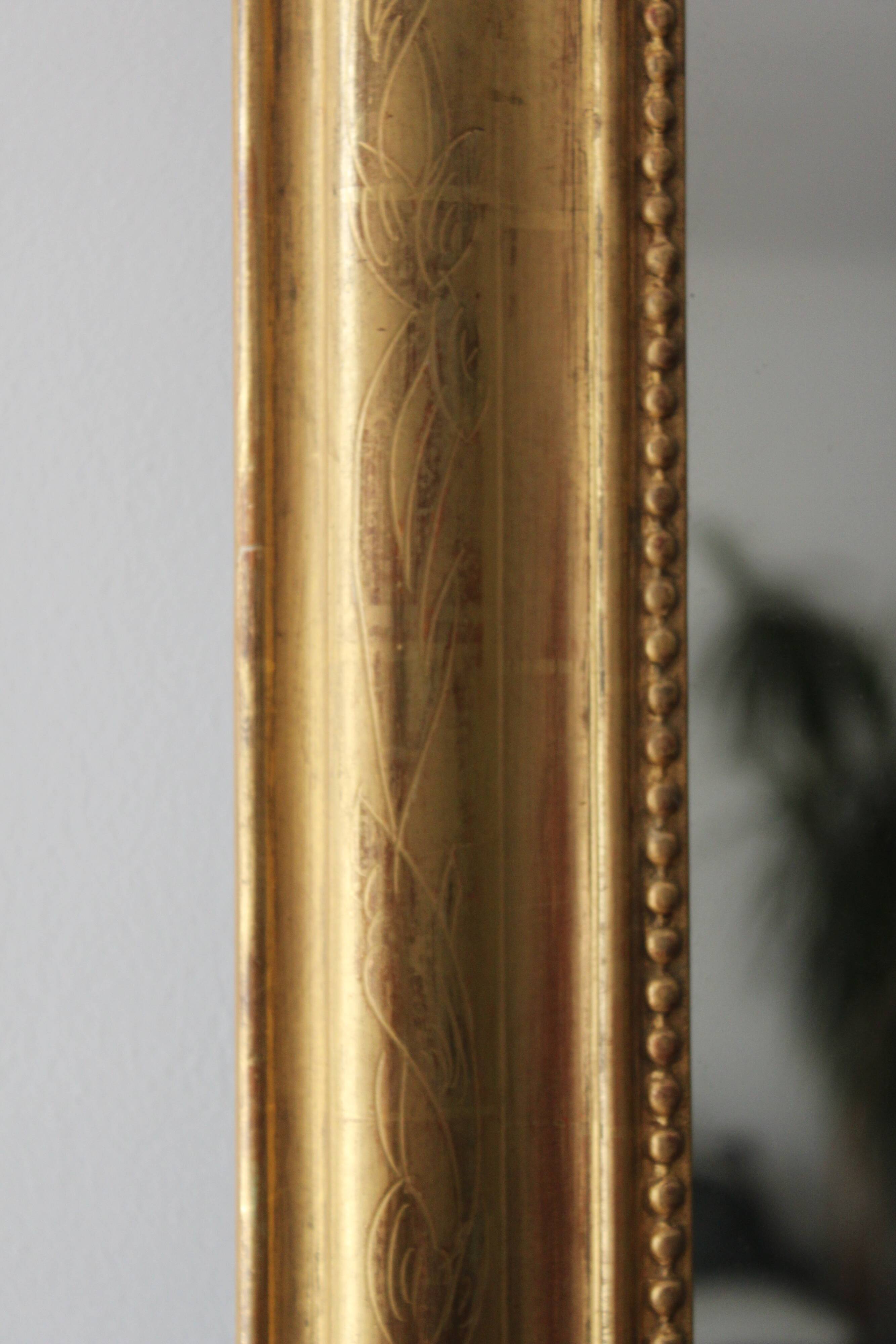 Louis Philippe old mirror dated 1896 59x80cm
