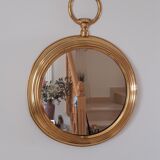 Brass mirror