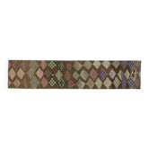 1970s Vintage Turkish Oushak Handmade Wool Cotton Brown Runner Rug 63x295