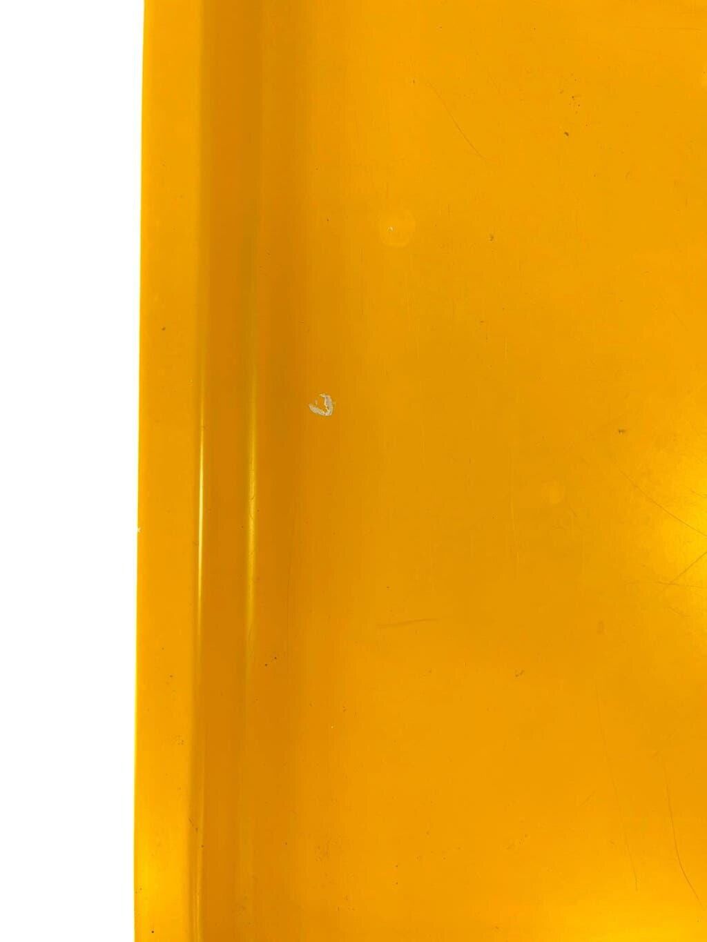 Side table/bar table/vintage yellow furniture on wheels