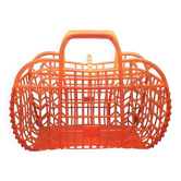 Vintage plastic shopping basket