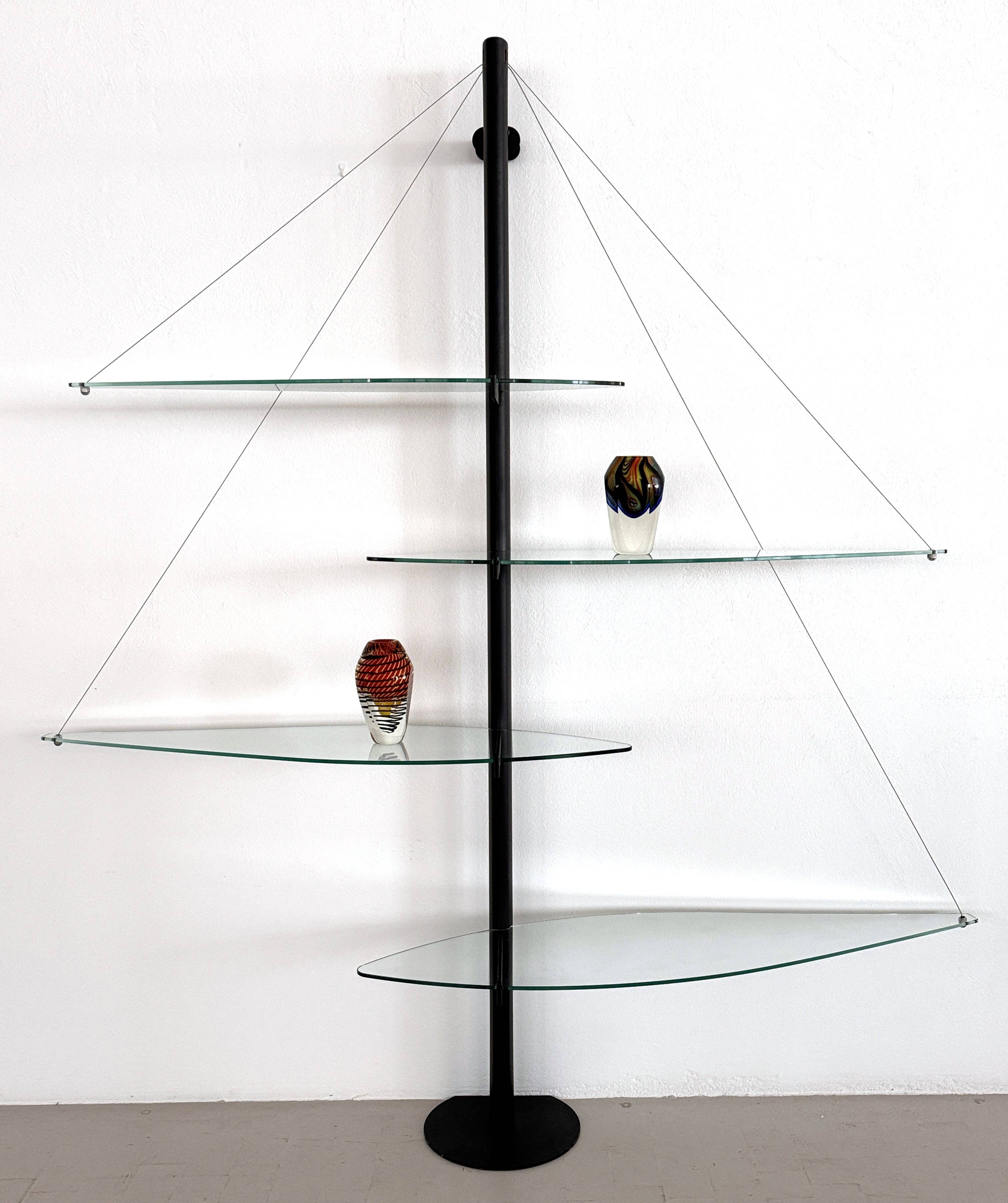 Italian Vintage Shelf Fiordiluna by Tobia Scarpa for Goppion, 1950s
