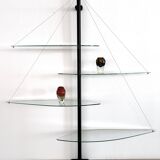 Italian Vintage Shelf Fiordiluna by Tobia Scarpa for Goppion, 1950s