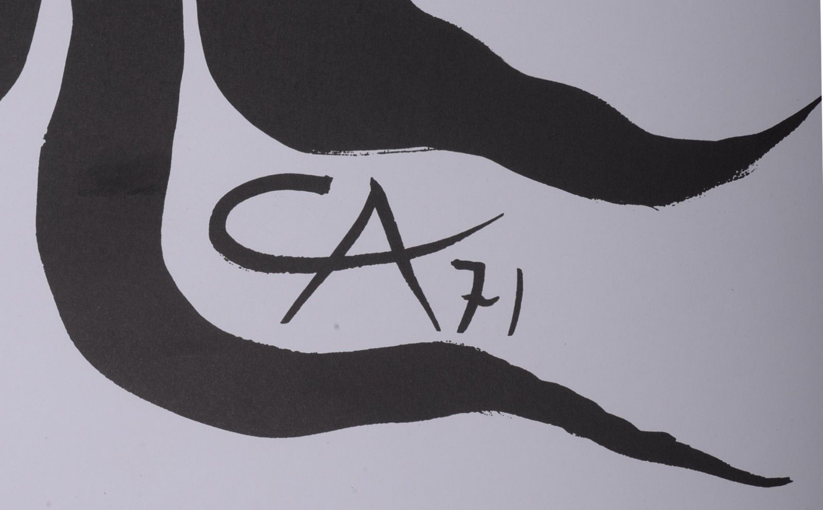 Lithographic poster of Calder "Maeght Publisher", 1971