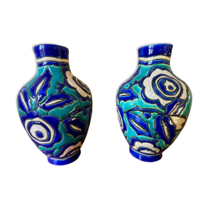 Paire de vases art deco