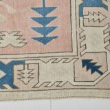5x7 Peach & Blue Contemporary Vintage Rug, 154x226Cm SK22969