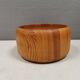 Danish bowl in turned pine from the 1970s-80s.