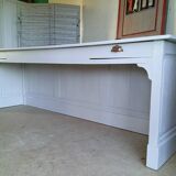 Comptoir d'épicerie 245 cm fin XIXème