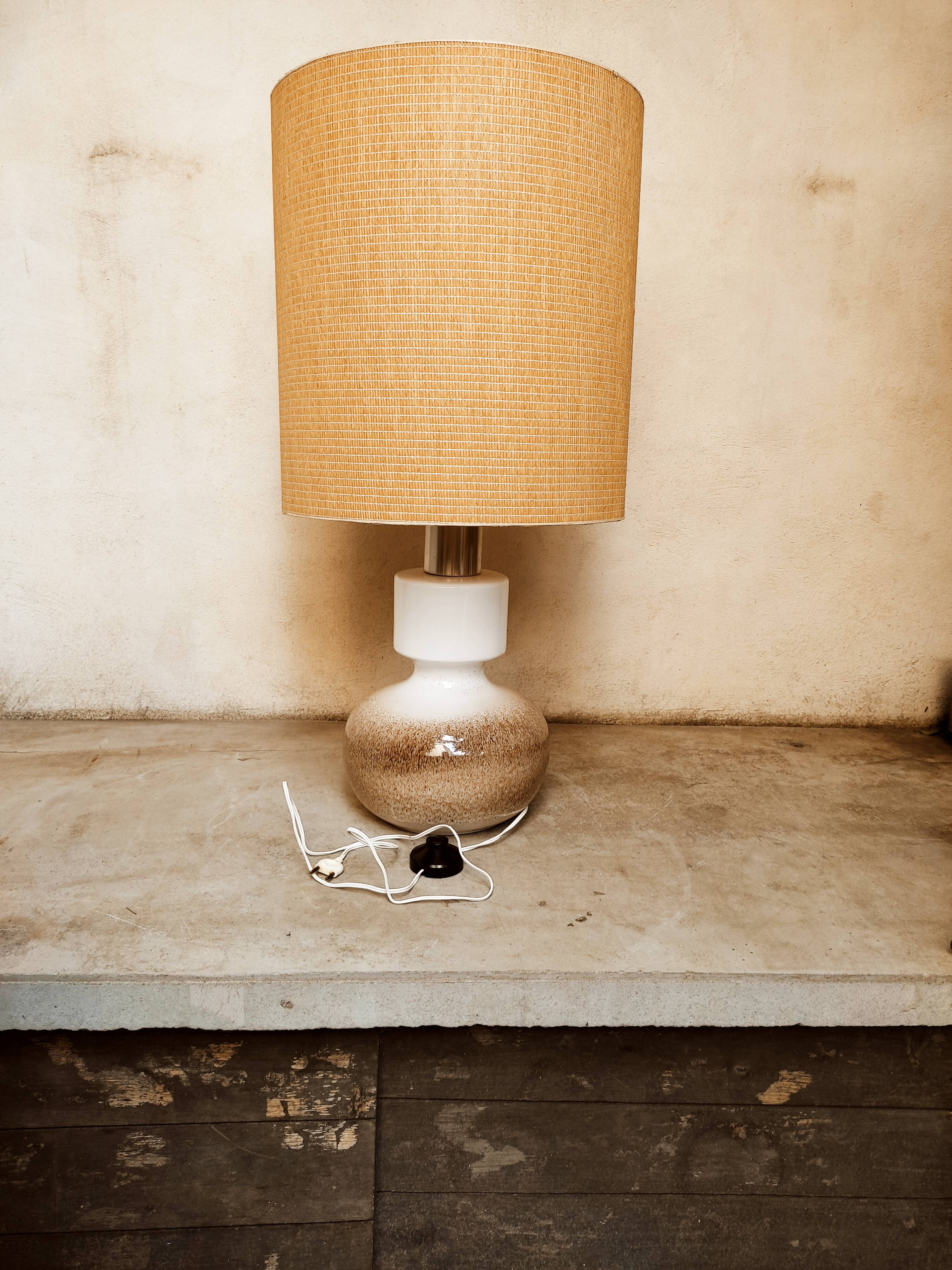 Ceramic floor lamp