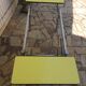 Plastilux yellow formica table with extensions 50s