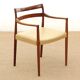 Fauteuil scandinave en palissandre de Rio