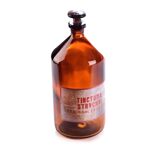 Brocante apothecary bottle 1 ltr with various prints