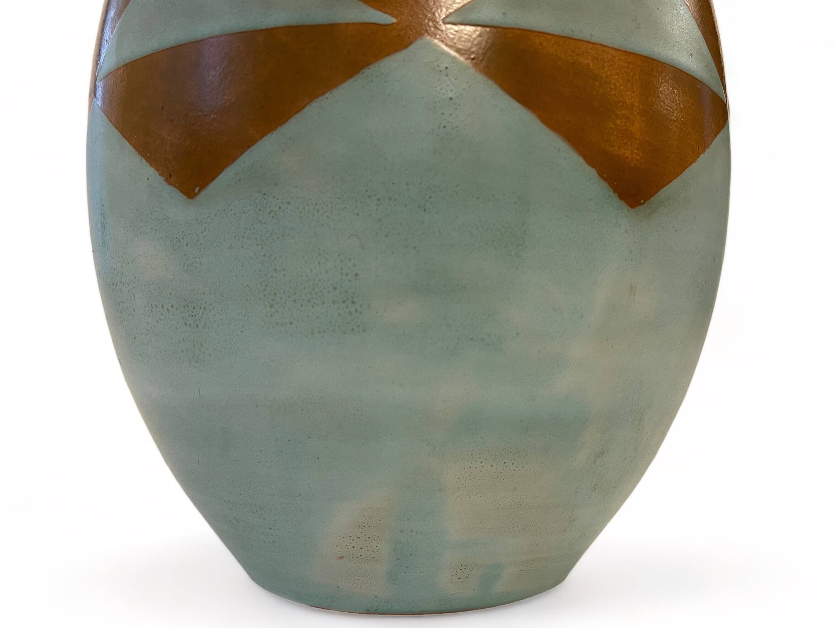 Boch Frères Keramis, Large Art-Deco Vase